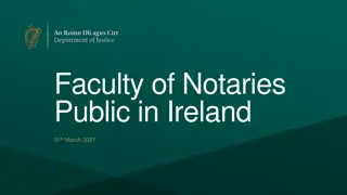 Overview of Anti-Money Laundering Obligations for Notaries in Ireland