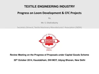 Progress on Loom Development & CFC Projects in Textile Engineering Industry