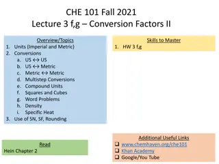 Mastering Conversion Factors: Units, Conversions, and Problem Solving