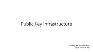 Secure Key Distribution Methods in Public Key Infrastructure