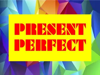 Understanding the Present Perfect Tense Through Examples