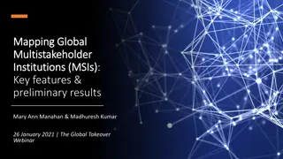 Global Multistakeholder Institutions: Key Features and Insights