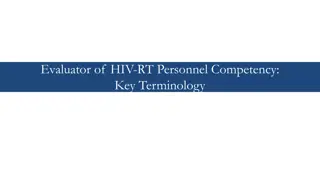 Key Terminology in HIV-RT Personnel Certification