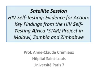 HIV Self-Testing Initiatives in France and Africa: Key Findings and Impacts