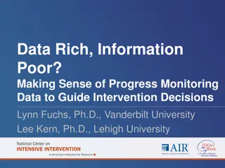 Making Sense of Progress Monitoring Data for Intervention Decisions