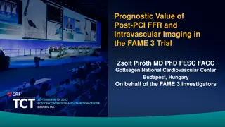 Prognostic Value of Post-PCI FFR and Intravascular Imaging in FAME 3 Trial