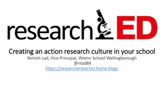 Fostering an Action Research Culture in School: A Vice Principal's Journey