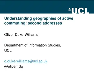 Exploring Geographies of Active Commuting and Second Residences