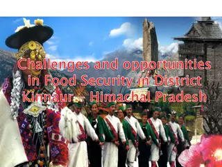 Food Security Challenges and Opportunities in District Kinnaur, Himachal Pradesh