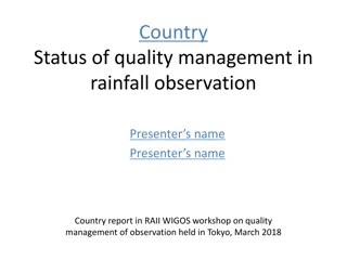 Challenges and Solutions in Rainfall Observation: A Comprehensive Overview