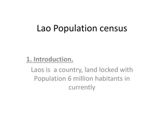 Overview of Laos Population Census Methods and Trends