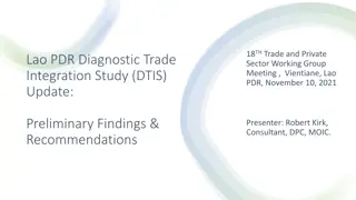 Lao PDR Trade Integration Study Update 2021