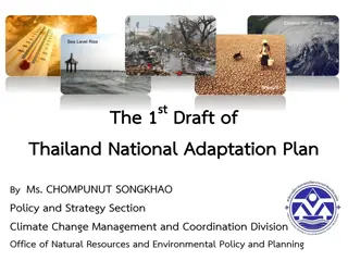 Thailand National Adaptation Plan for Climate Resilience