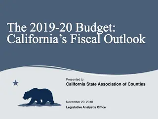 California's Fiscal Outlook for 2019-2020 Budget: Key Insights and Projections