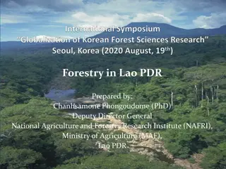 Forestry Management in Lao PDR: Challenges and Opportunities