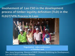 Strengthening Lao CSOs for FLEGT: Challenges and Solutions