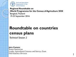 Overview of Agricultural Census Participation in Asian Countries