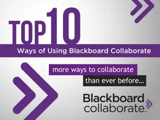 Unlocking Endless Collaborative Possibilities with Blackboard Collaborate