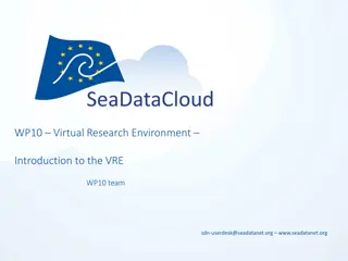 Introduction to SeaDataClouds Virtual Research Environment