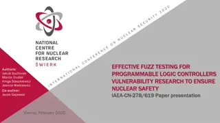 Effective Fuzz Testing for Programmable Logic Controllers - Research for Nuclear Safety