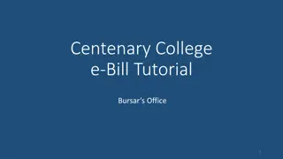 Centenary College e-Bill Tutorial: How to Access and Understand Your Online Billing Statement