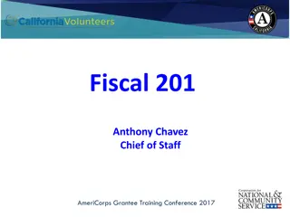 AmeriCorps California Volunteers Fiscal Training Conference 2017 Details