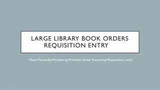 Tips for Efficient Library Book Orders Requisition