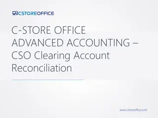 Steps to Reconcile Out-of-Balance CSO Clearing Account