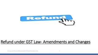 Latest Amendments Under Refund FA 2022 and Inverted Duty Structure in GST Law