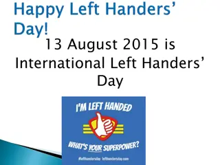 Celebrating International Left Handers Day - Unveiling Left-Handers Facts and Trivia