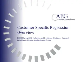 Overview of Customer-Specific Regression Model Development and Optimization Process