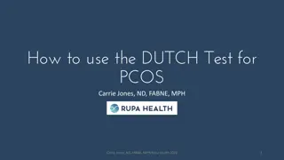 Understanding and Utilizing the DUTCH Test for PCOS