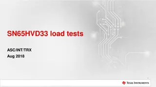 SN65HVD33 Load Tests Aug. 2018