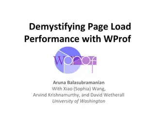 Page Load Performance Optimization