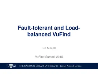 Fault-tolerant and Load-balanced VuFind Project Overview