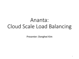 Cloud Load Balancing Overview and Requirements