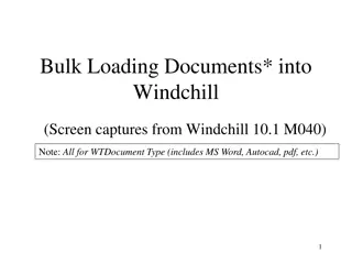 Bulk Loading Documents into Windchill - Step-by-Step Guide