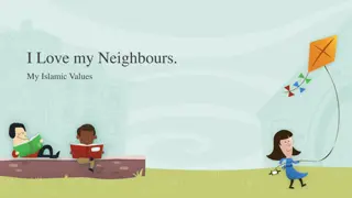 Neighborhood Etiquette and Islamic Values: Importance of Good Neighbor Relations