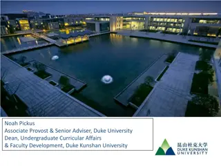 Duke Kunshan University - Transformative Liberal Arts Education in China