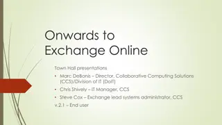 Exciting Transition to Exchange Online: Key Updates and Benefits