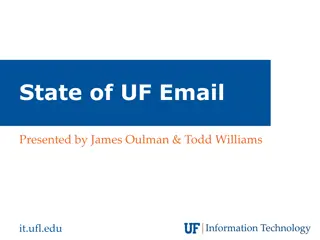 Overview of UF Email System Evolution