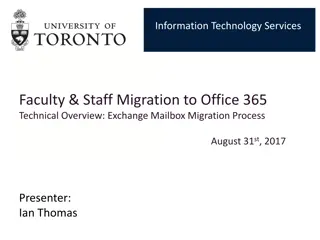 Office 365 Migration Technical Overview