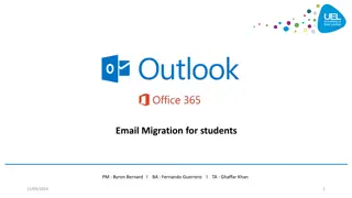 Email and Calendar Migration Overview for Students