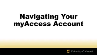 Navigating Your myAccess Account Tutorial Overview