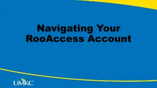 Managing Your RooAccess Account for Student Disability Services