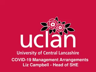 COVID-19 Management Arrangements at UCLan - Ensuring Safety and Well-being