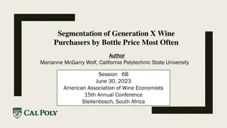 Generation X Wine Purchasers' Segmentation