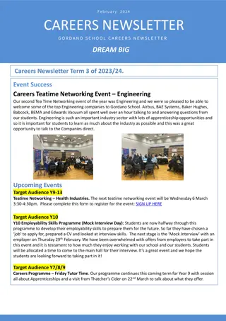 Careers Newsletter - Term 3 2023/24 Highlights & Upcoming Events