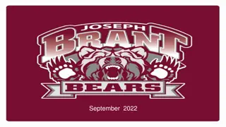 Joseph Brant PS - September 2022 Newsletter and Updates