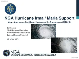 NGA Support for Hurricane Irma and Maria in Meso-American Caribbean Region